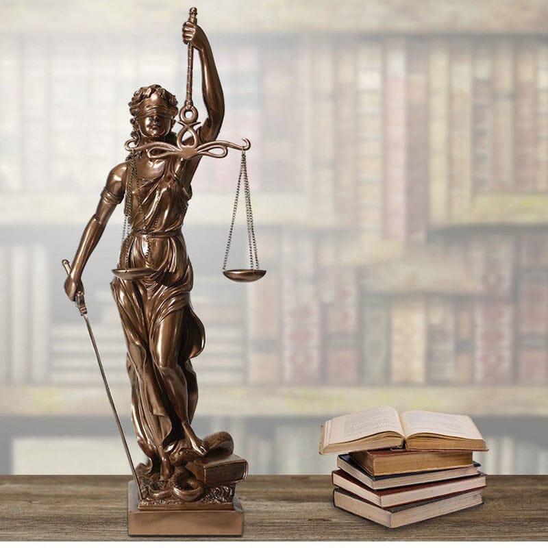 Beautiful Lady Justice Figurine Statue