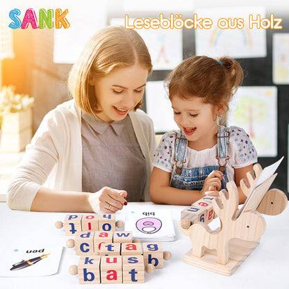 Wooden Learning Blocks for Kids