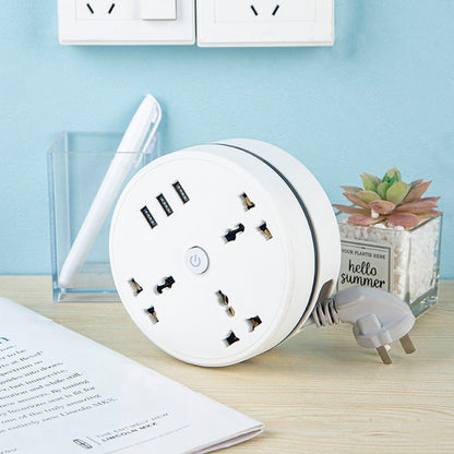 Compact Universal Power Strip Outlet