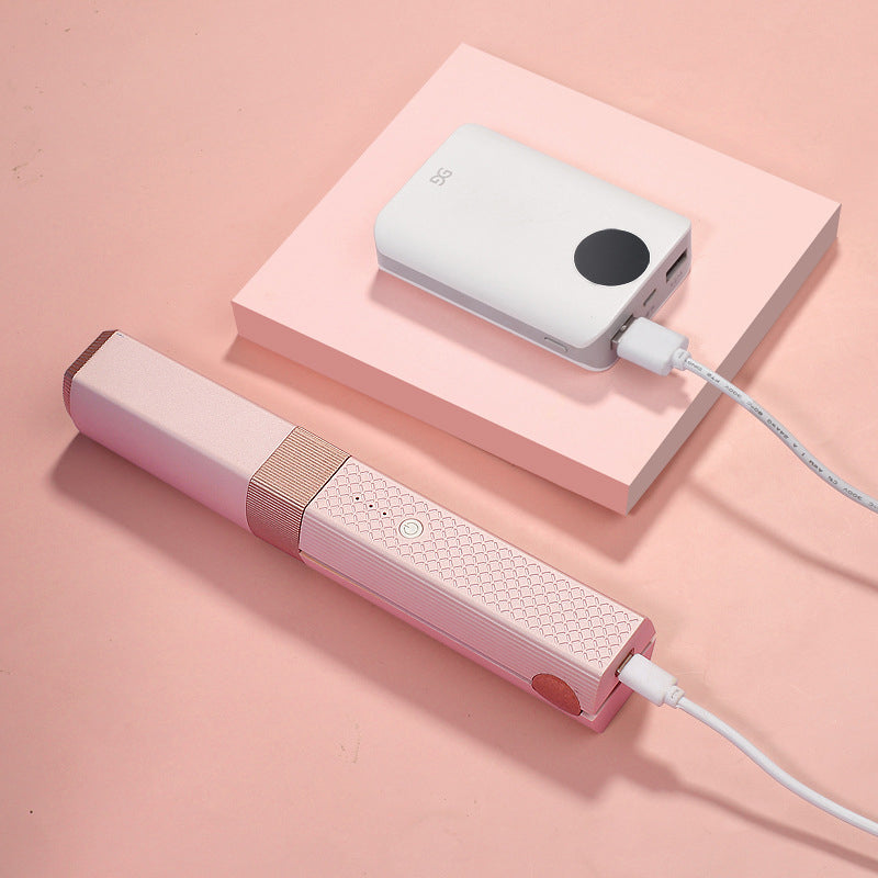 Compact Travel Hair Straightener with USB Charger