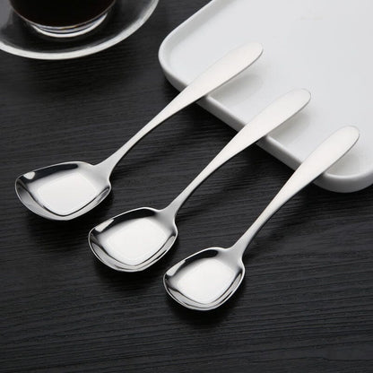 Durable Stainless Steel Square Spoon