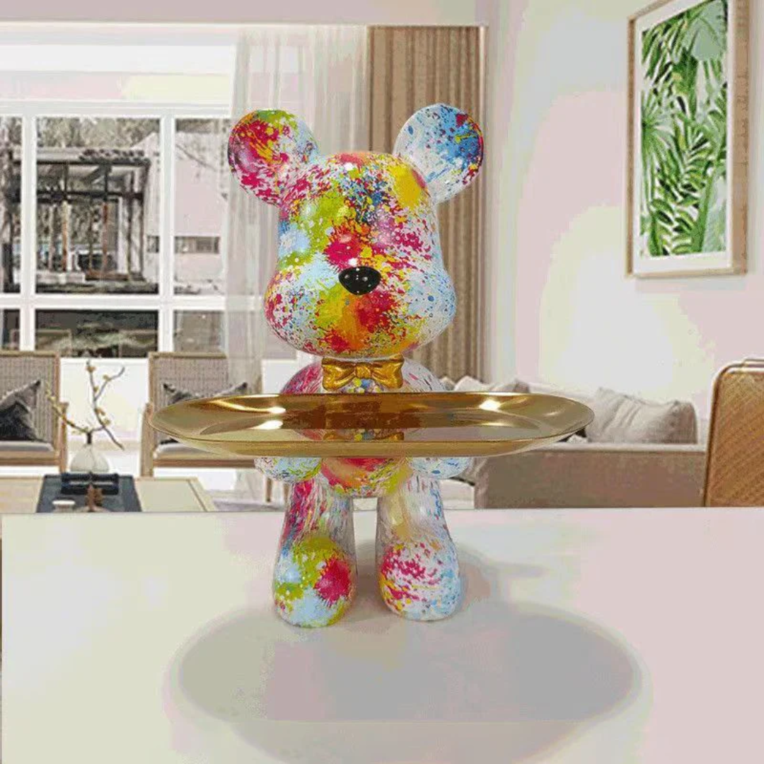 Colorful Urban Bear Figurine - Befez