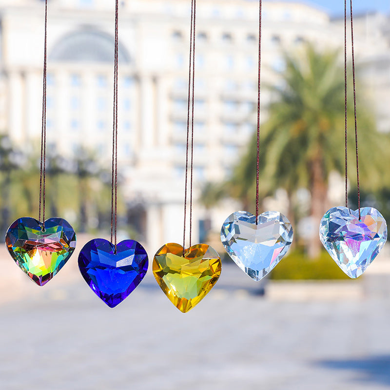 Beautiful Heart Shaped Glass Decor