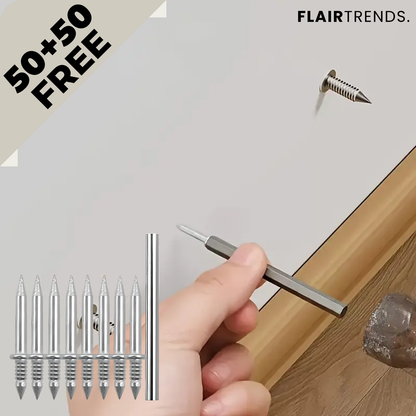 Easy Wall Anchors - Strong Hold Fixings No Drill Needed