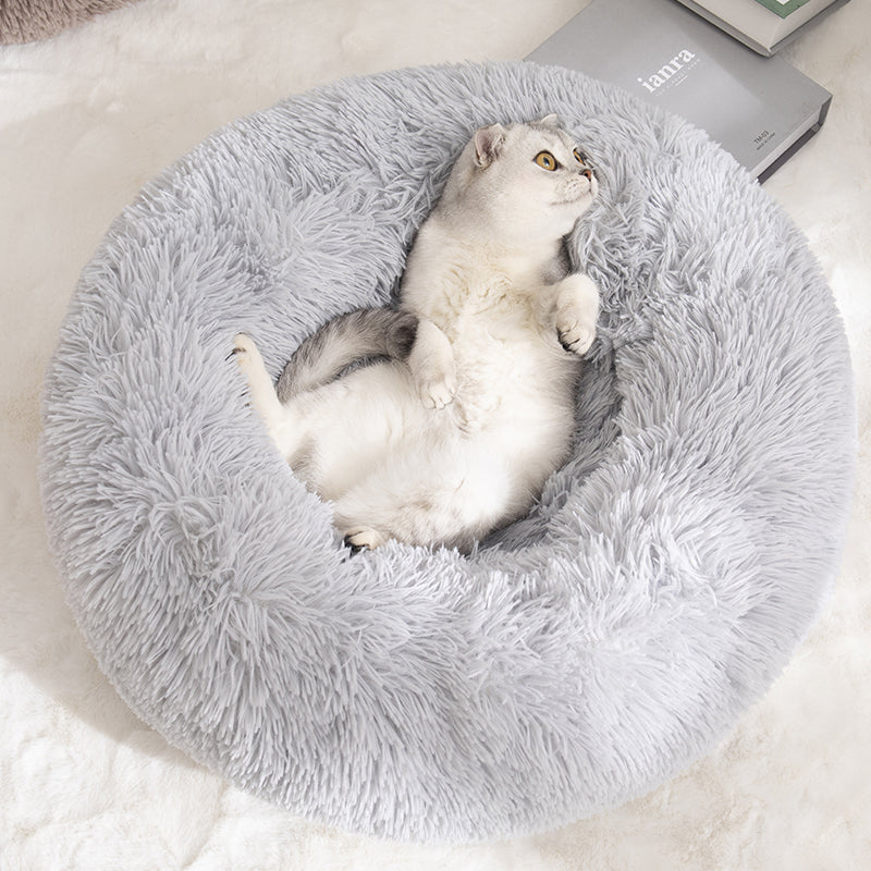 Plush Kitty Pet Bed Cushion