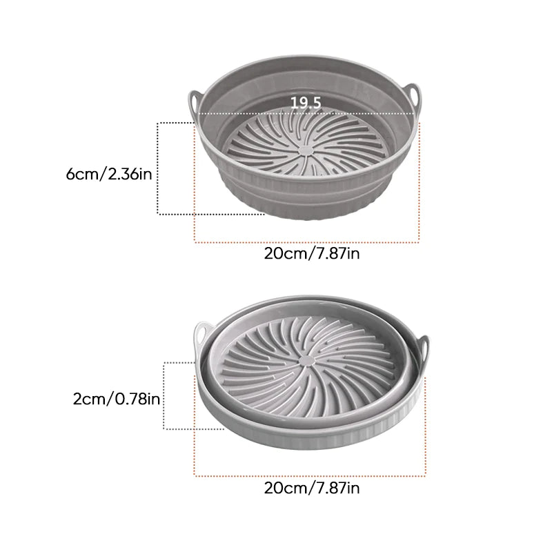 Non-Stick Air Fryer Silicone Grill Mat