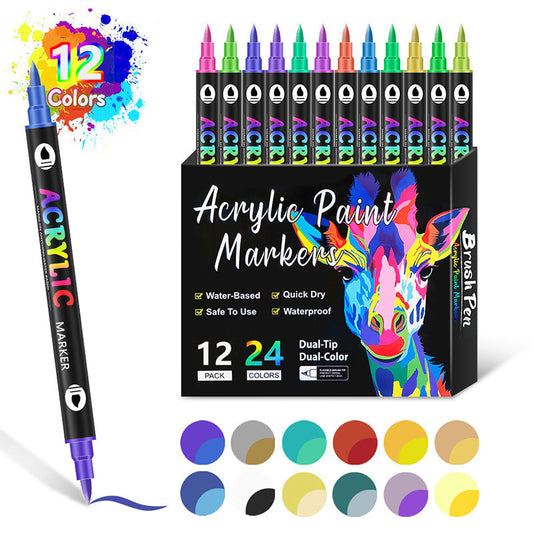 Vibrant Art Paint Marker Pens - Befez