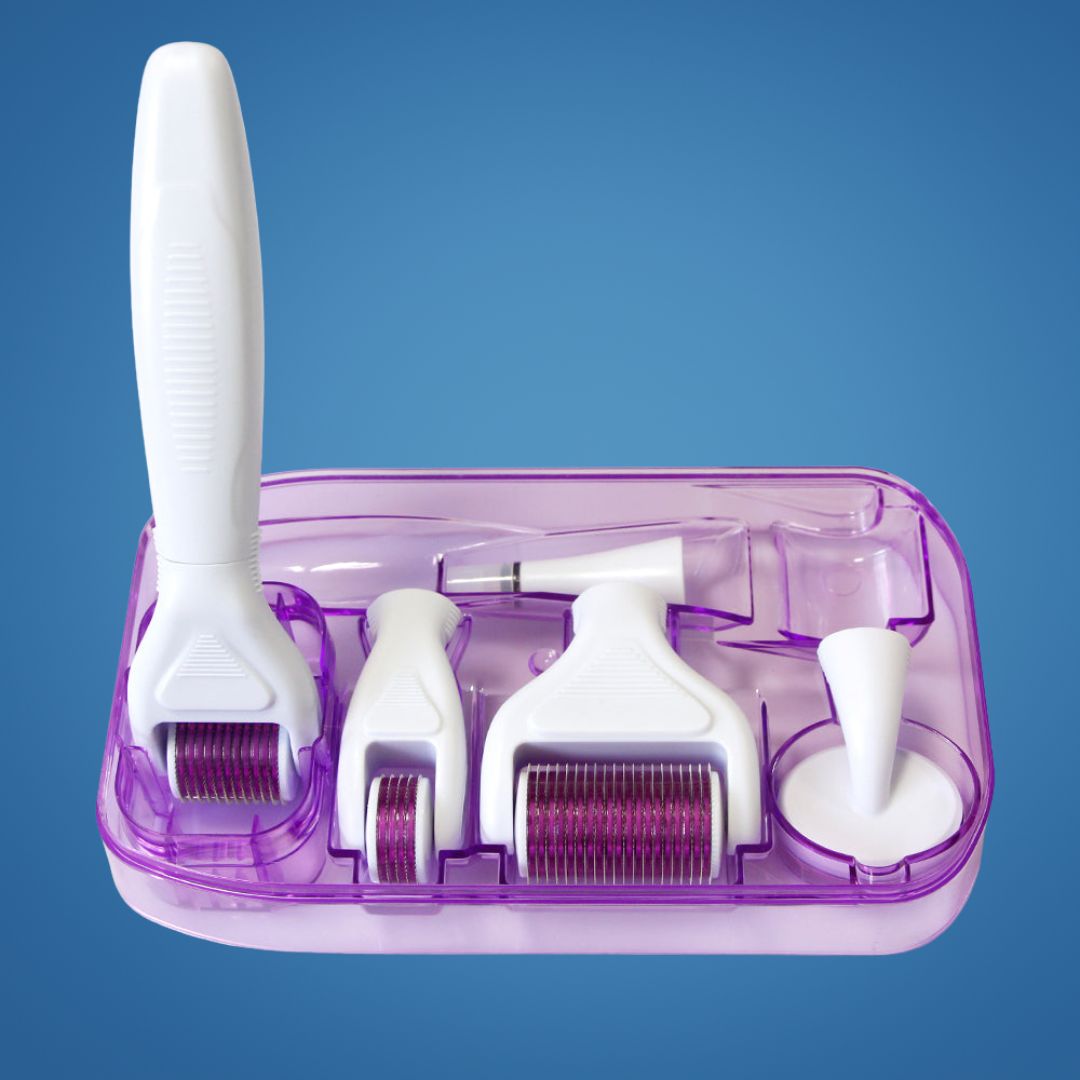 Anti Aging Skin Roller Kit with Titanium Needles