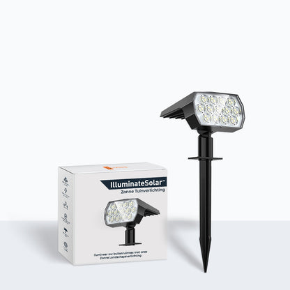 Bright Outdoor Solar Powered LED Garden Lamp