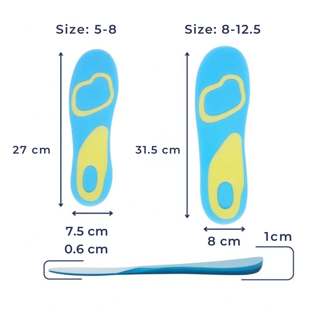 Arch Support Gel Insoles for Flat Feet Relief