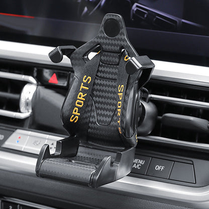 Racing Car Phone Mount with Adjustable Belt
