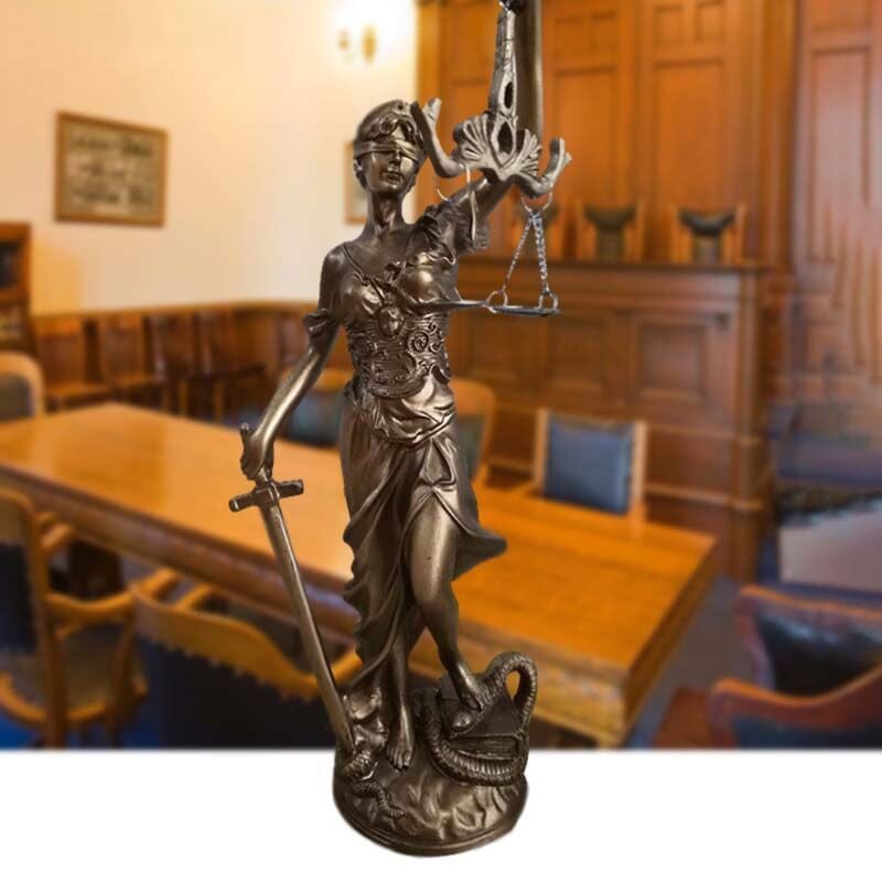 Beautiful Lady Justice Figurine Statue