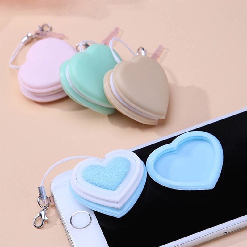 Sweet Heart Shaped Screen Cleaning Kit