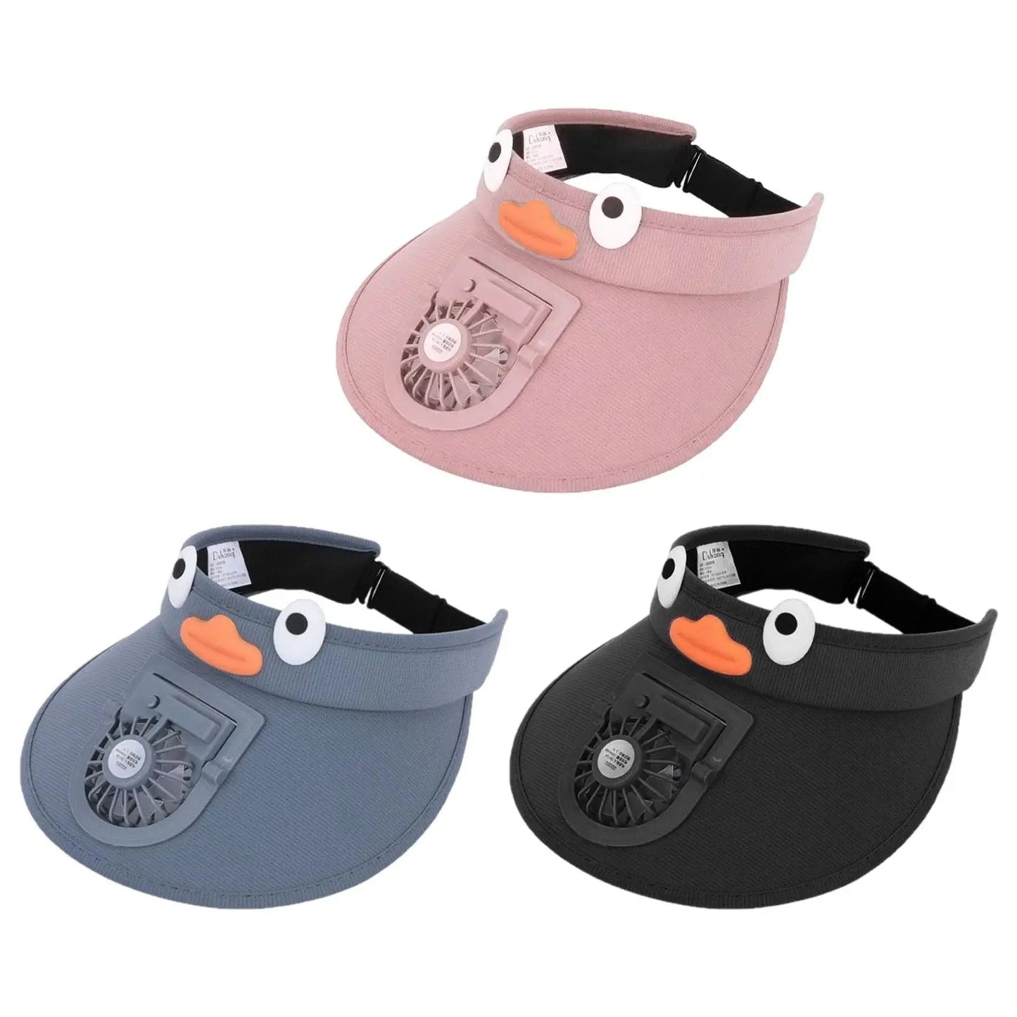 Children's Breathable Summer Sun Hat with Fan