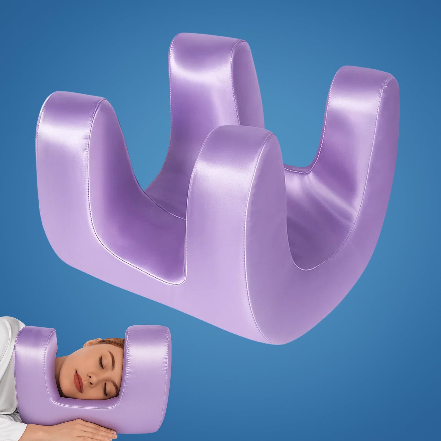 Cooling Memory Foam Contour Pillow for Side Sleepers
