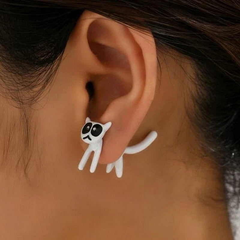 Adorable Cat Stud Earrings