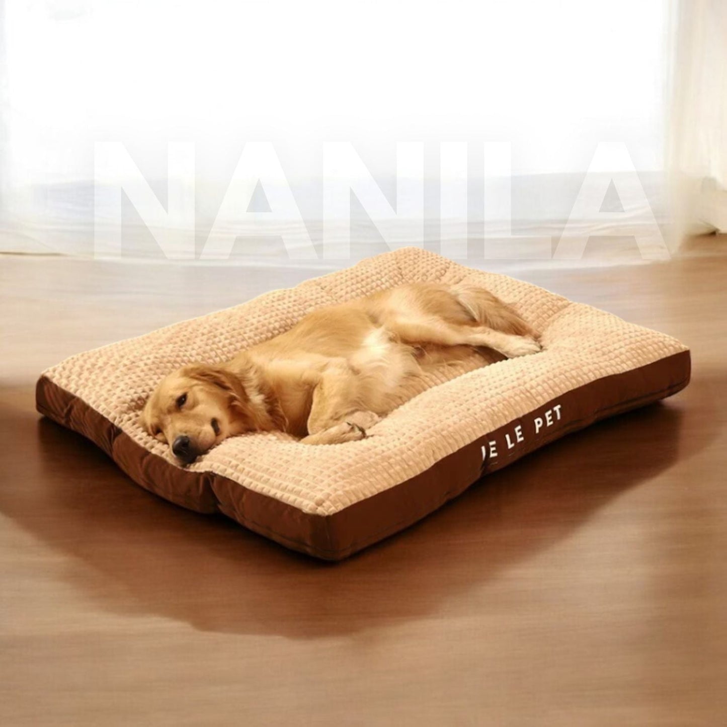 Orthopedic Dog Bed - Firm Foam, Washable Cover