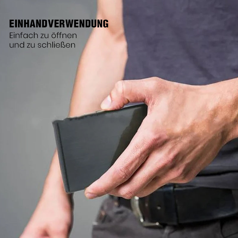 Slim Wallet Case with RFID Blocking Protection