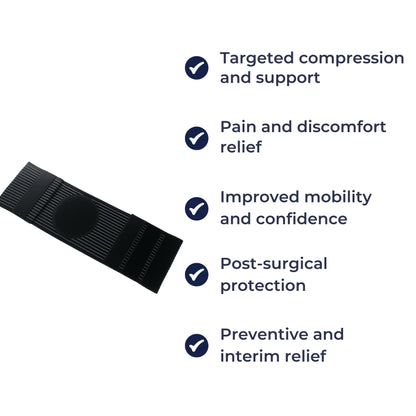 Comfortable Back Support Strap – Soft Compression – Everyday Pain Relief