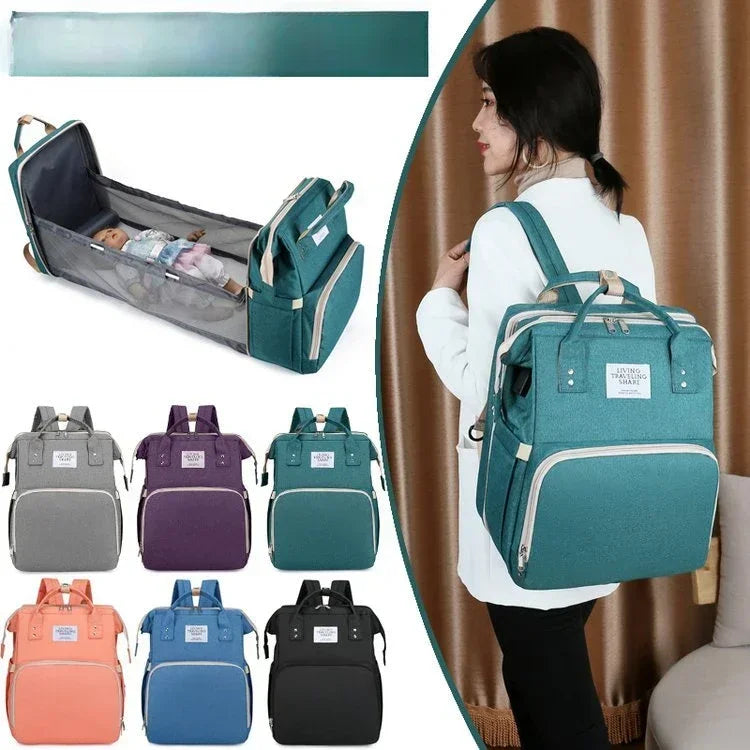 Versatile Baby Carrier Backpack with Built-in Crib