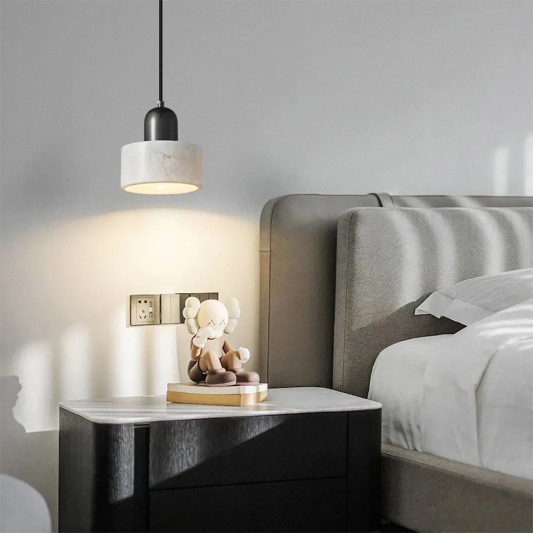 Elegant Marble Drop Ceiling Lamp