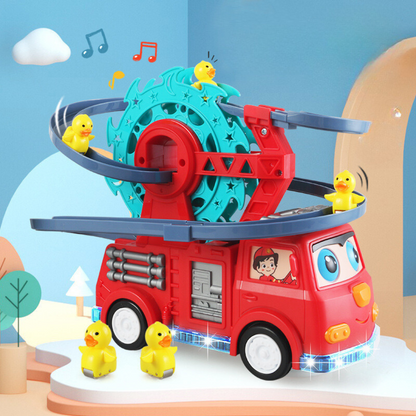 Fun Fire Truck Duck Water Slide - Befez