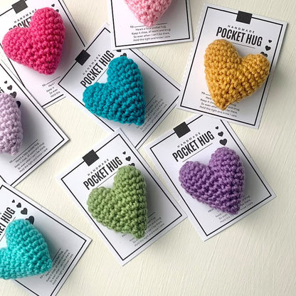 Colorful Handmade Heart Shaped Purse