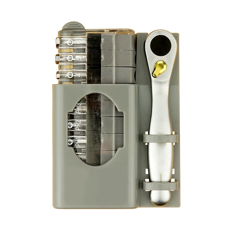 Compact Multi-Bit Screwdriver Set