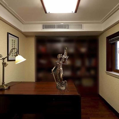 Beautiful Lady Justice Figurine Statue