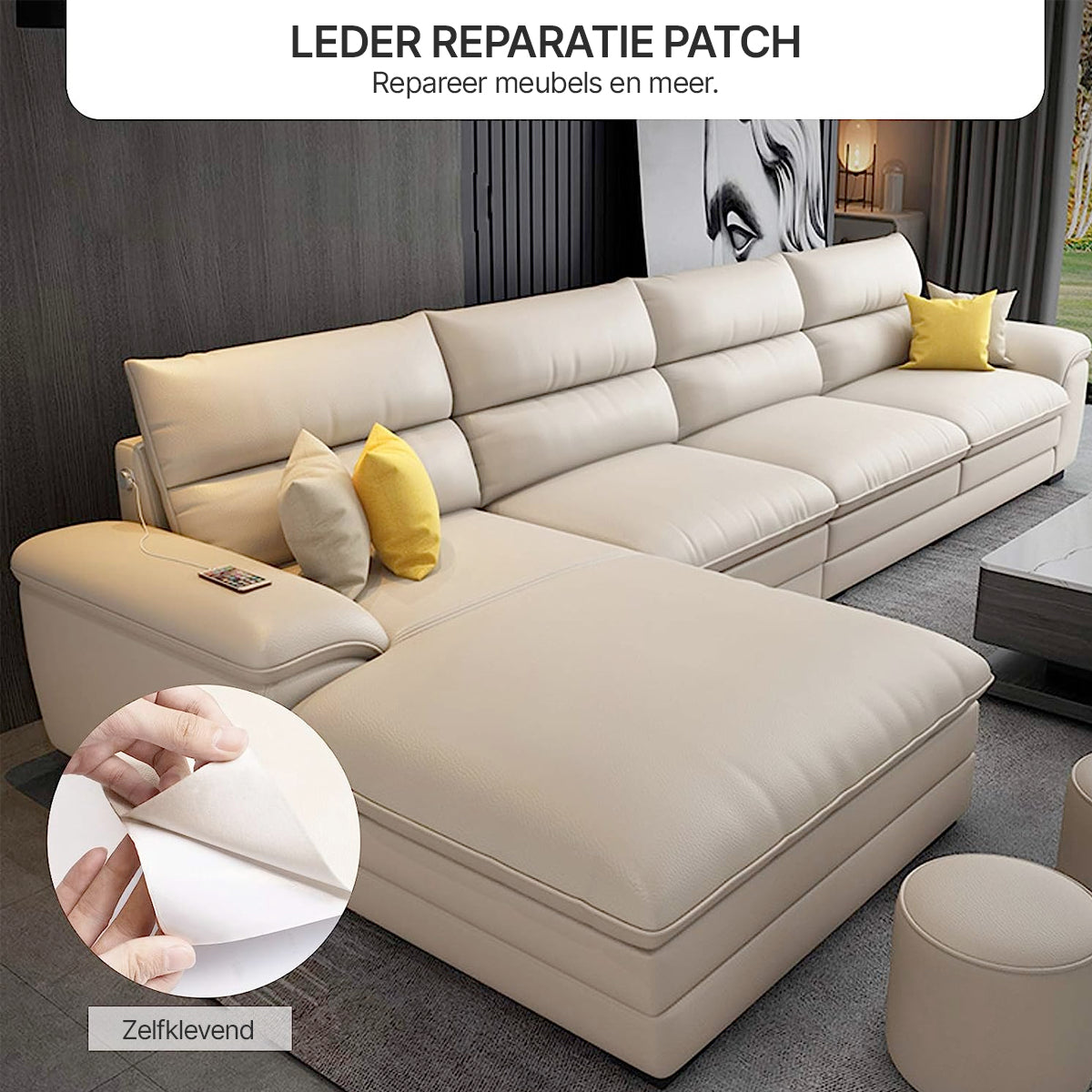 Easy Fix Leather Repair Patch for Sofas and Chairs