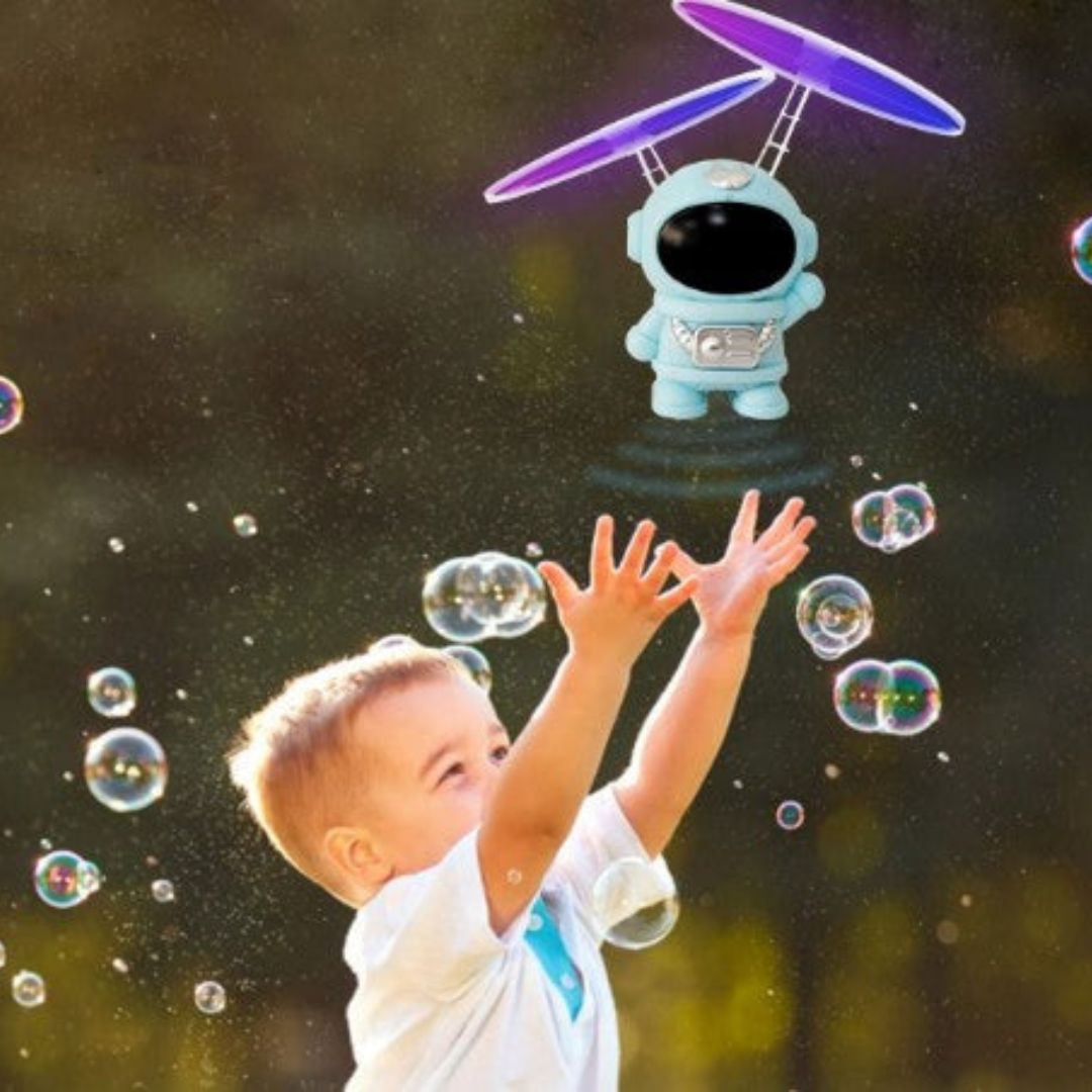 Colorful Spinning LED Space Toy