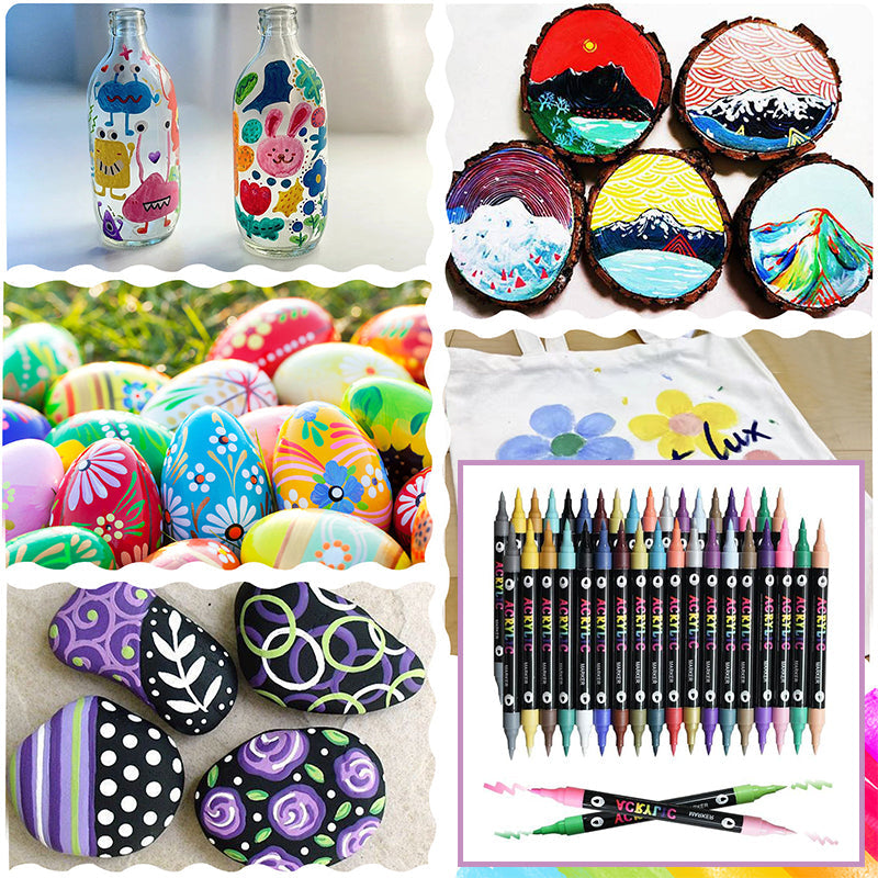 Vibrant Art Paint Marker Pens