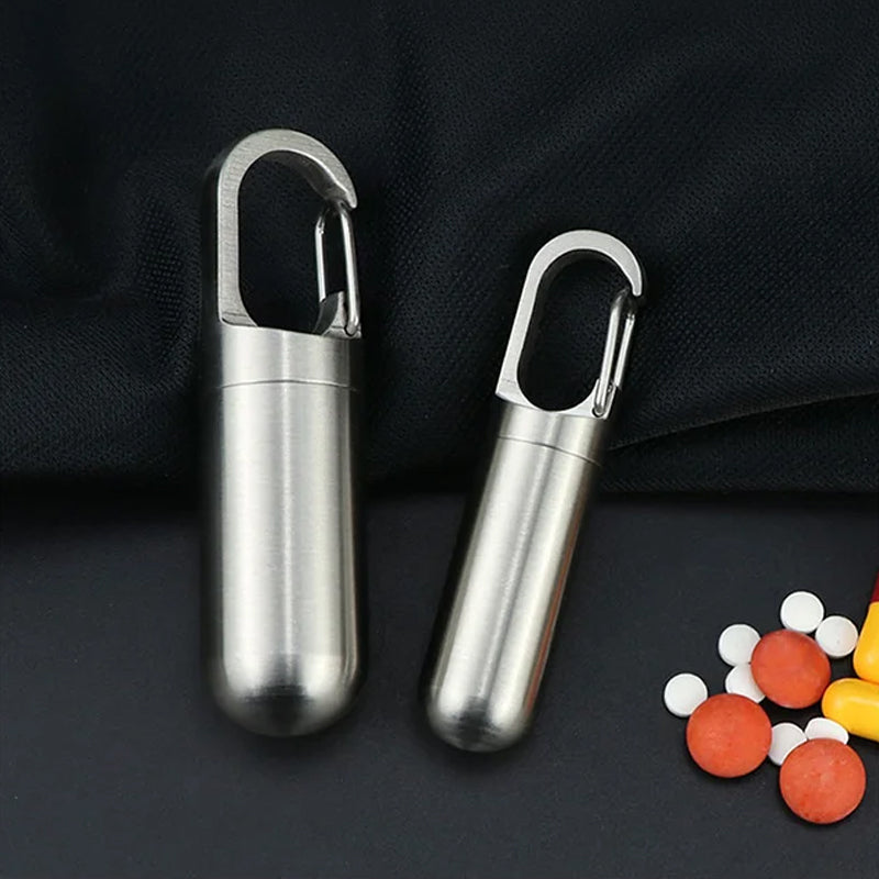 Travel Medication Case Stainless Steel