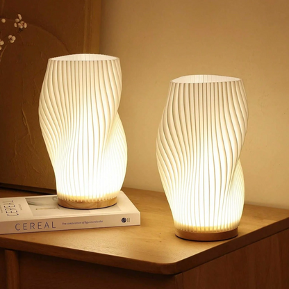 Modern Wave LED Desk Lamp