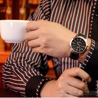 Befez | Luxury Men's Gold Quartz Watch