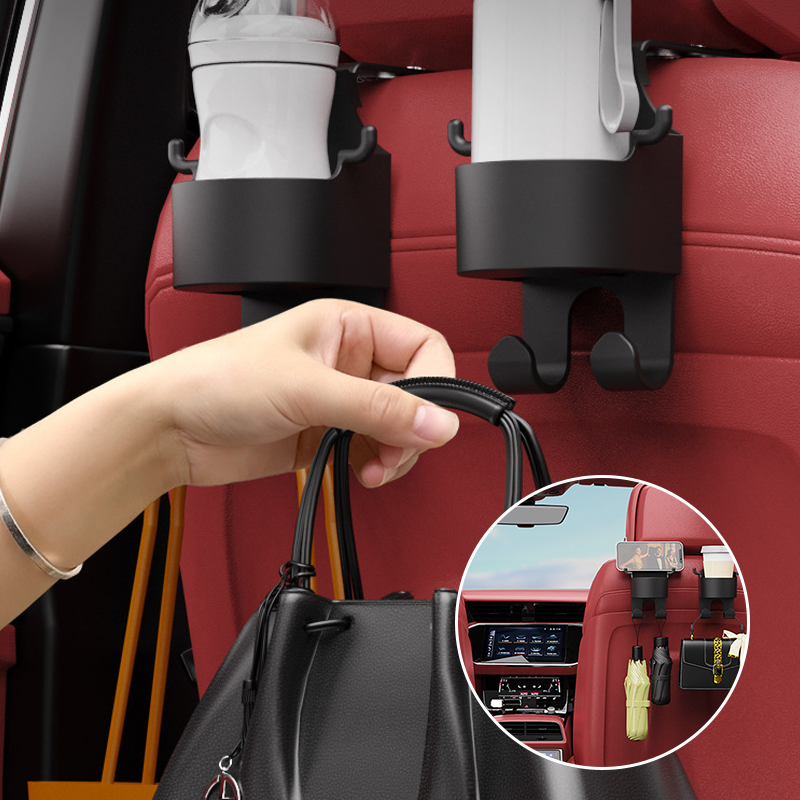 Car Back Seat Hooks Organizer