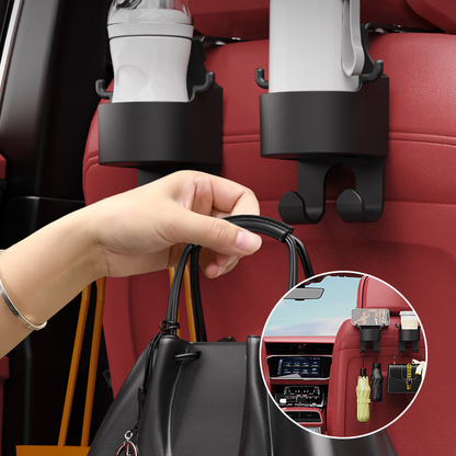 Car Back Seat Hooks Organizer