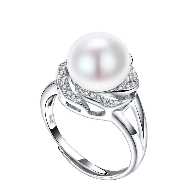 Elegant Adjustable Pearl Ring for Women - Befez