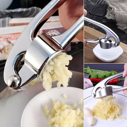Durable Stainless Steel Garlic Crusher