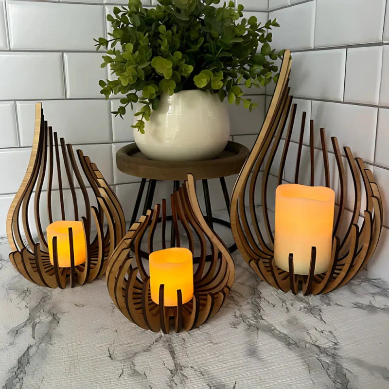 Sparkling Crystal Tea Light Holder - Befez