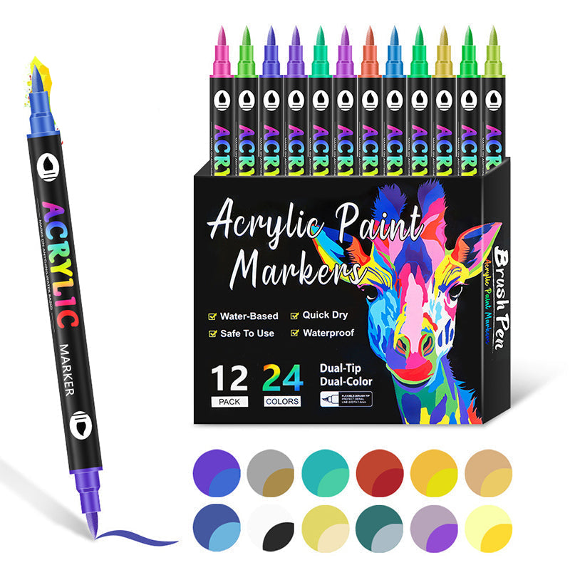 Vibrant Art Marker Set