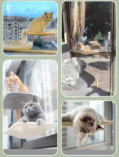 Space-Saving Cat Shelf Tower