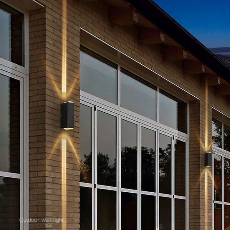 Befez | Stylish Weatherproof Outdoor LED Wall Lamp – Slim Metal Fixture
