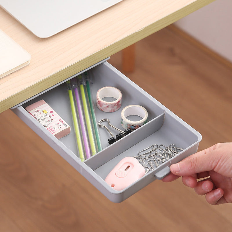 Compact Under Desk Storage Drawer