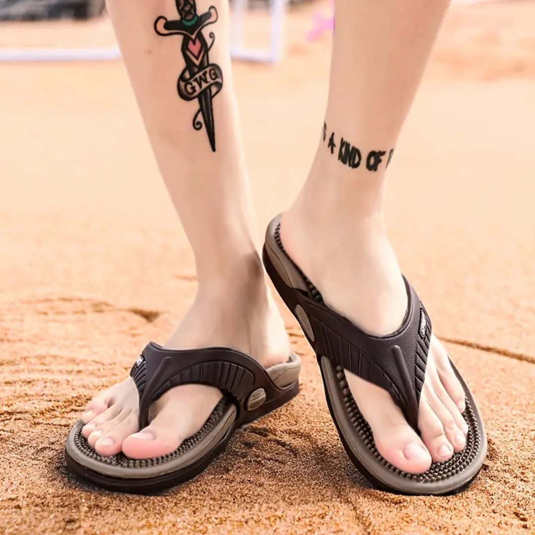 Relaxing Shiatsu Massage Foot Slippers