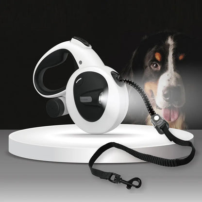 Safety Dog Leash with Built-in Flashlight and Reflective Strap - Befez