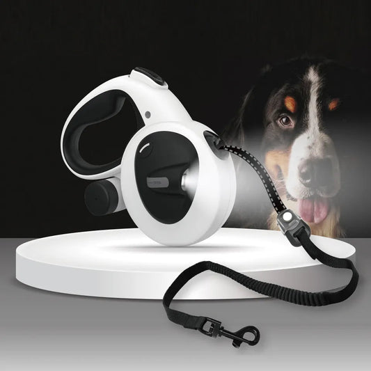 Safety Dog Leash with Built-in Flashlight and Reflective Strap - Befez