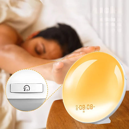 Wake Up Light Alarm Clock - Simulate Sunrise