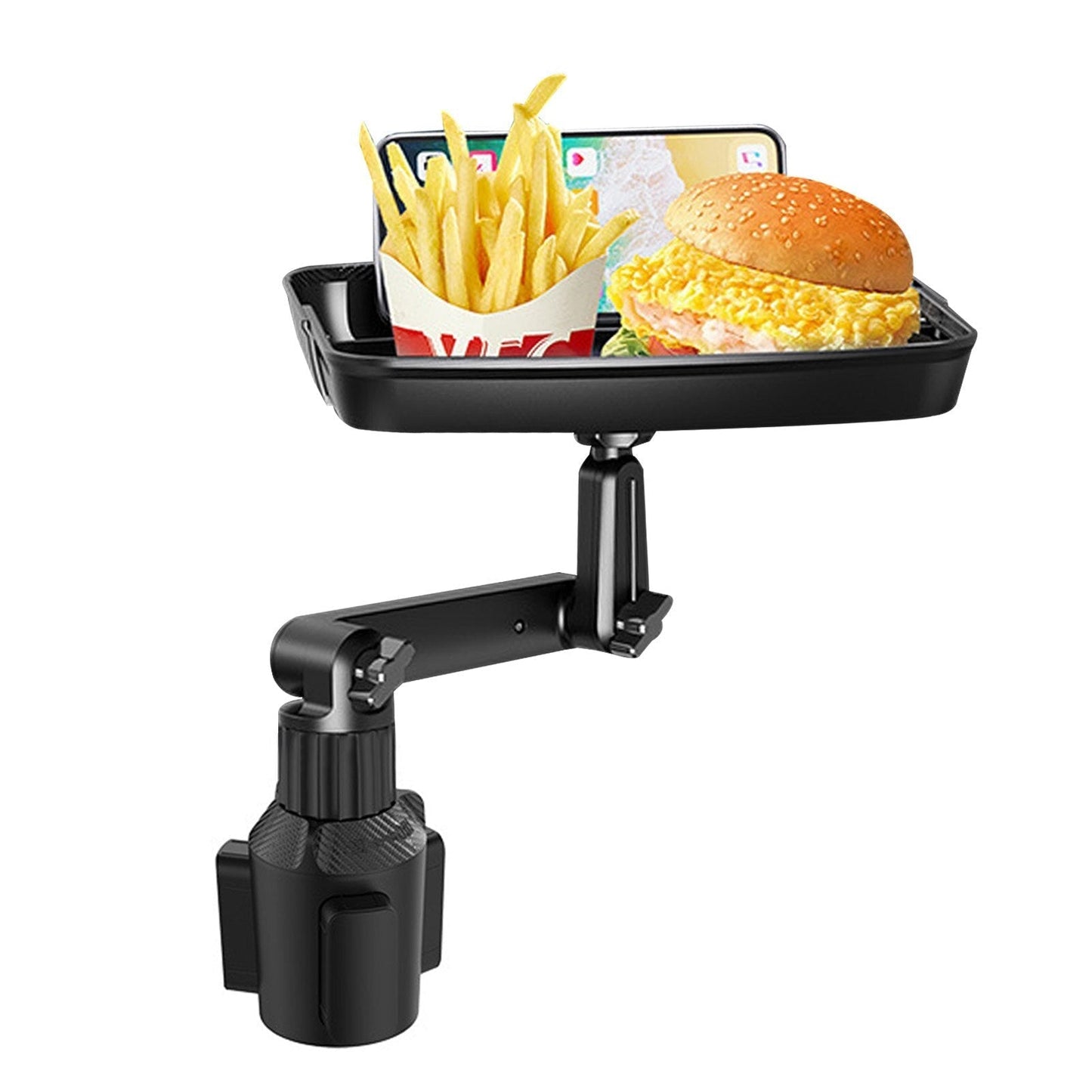 Portable Car Tray with Adjustable Extendable Arm
