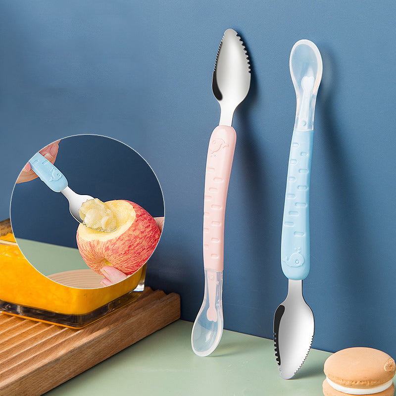 Soft Baby Silicone Spoon Set